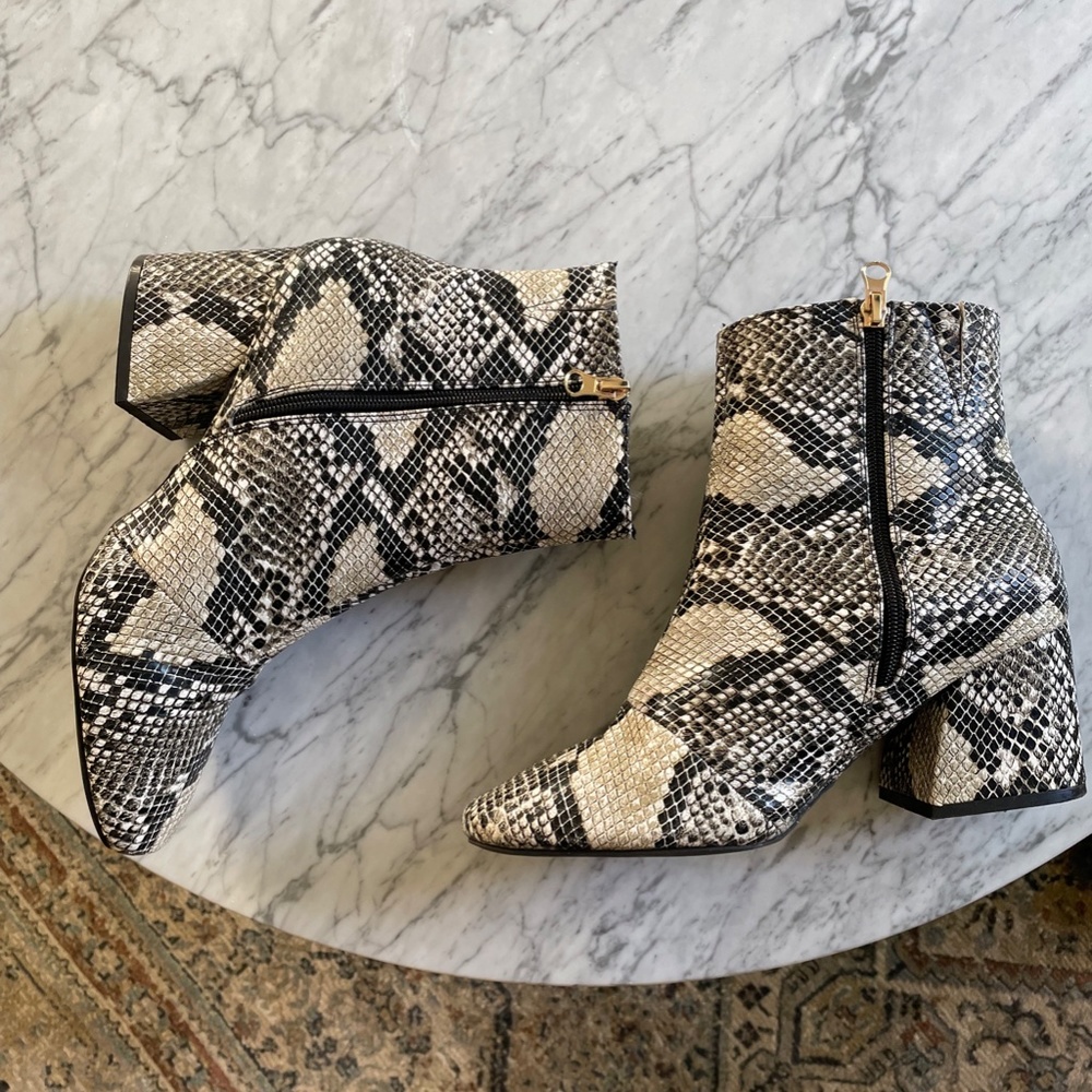 ASOS Snake Skin Bootie - Picture 2 of 6